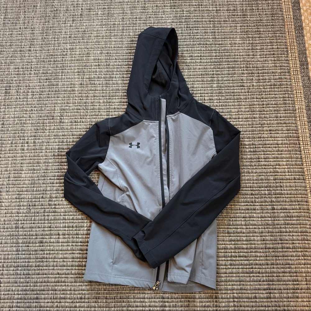 Under Armour Kids Black and Gray Hoodie